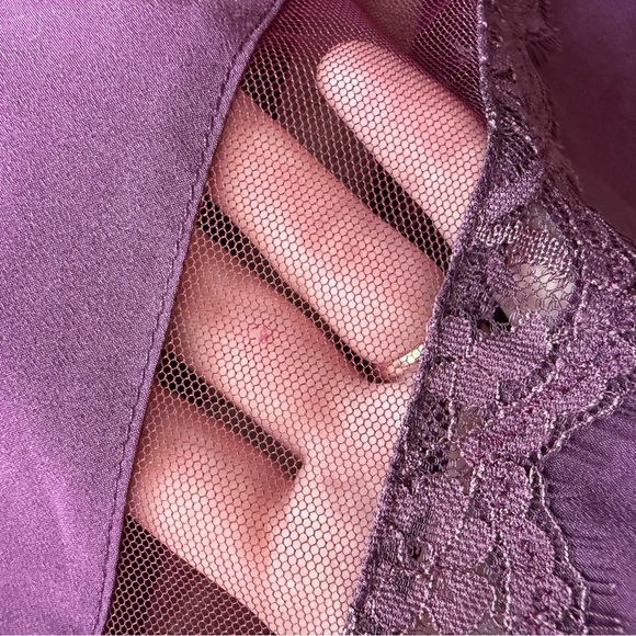 Anthropologie E by Eloise Breakfast in Bed Lounge Wine Pants Size M - Picture 10 of 13